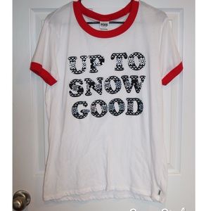 Victoria’s Secret Holiday theme t shirt